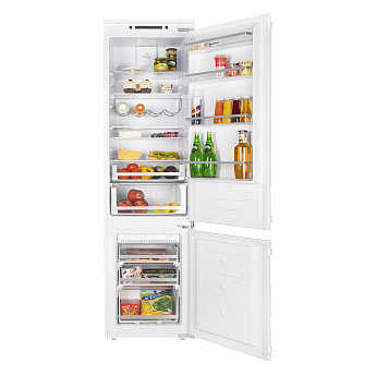 картинка Холодильник Maunfeld MBF193NFFW двухкамерный белый 